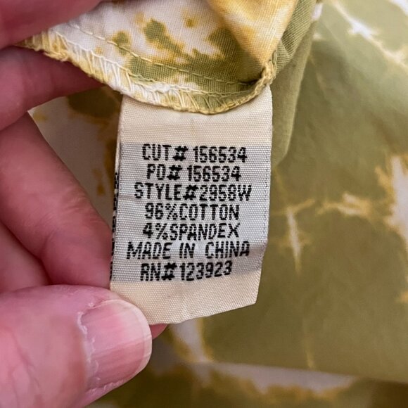 Wearables Boho Festival Tie-dyed Tiered Wide Leg Pants, Size Medium - Picture 8 of 11